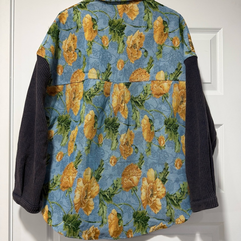POL Floral Patchwork Utility Jacket - image 3